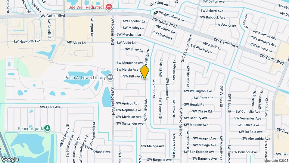 1501 SW Fresno Rd Map and Location Details