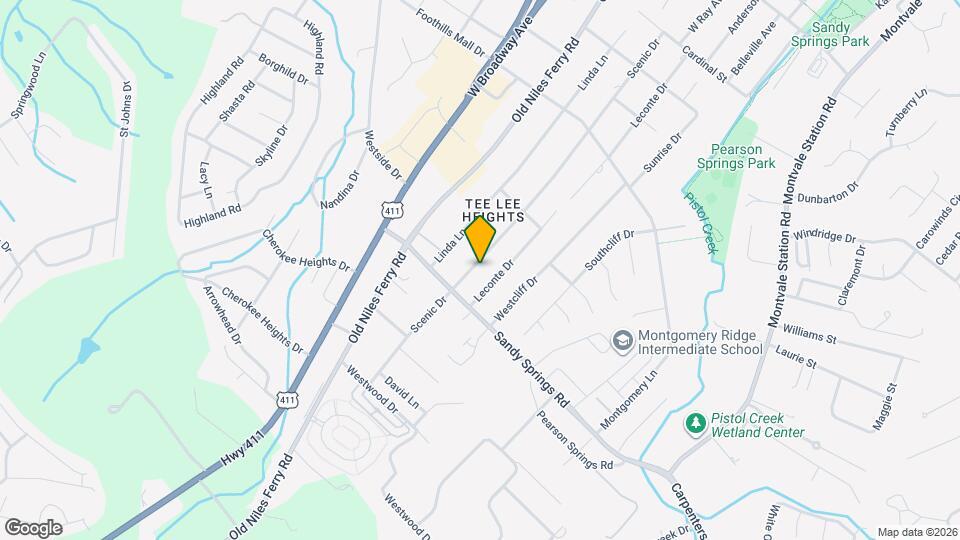 1760 Scenic Dr Map and Location Details