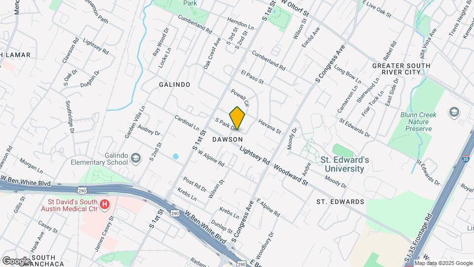 407 S Park Dr Map and Location Details