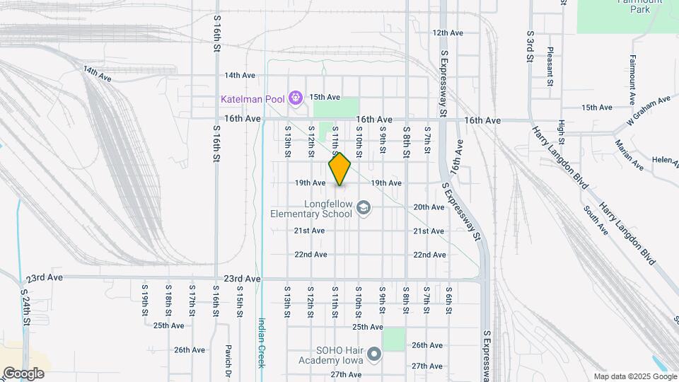 1905 S 11th St Map and Location Details