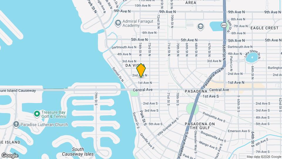 7401 1/2 1st Ave N Map and Location Details