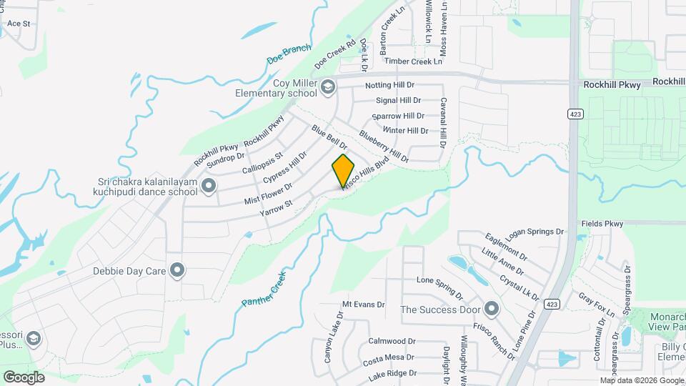 809 Frisco Hills Blvd Map and Location Details