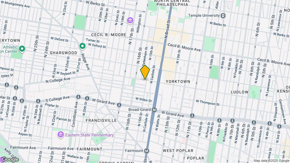 1338 N 15th St Map and Location Details