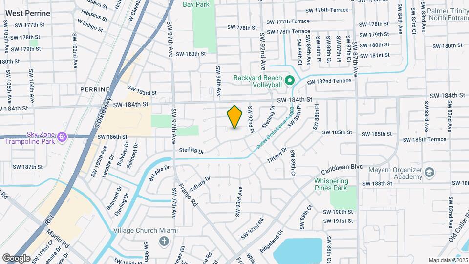 18570 SW 93rd Ave Map and Location Details