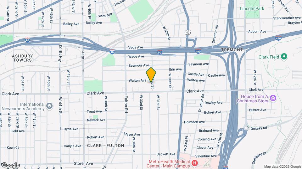 3058 W 32nd St Map and Location Details
