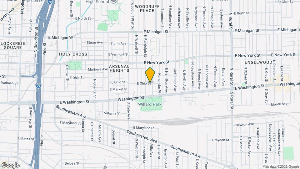 44 E Parkview Ave Map and Location Details