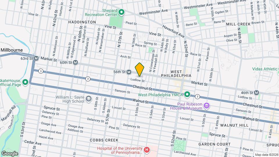 5515 Ludlow St Map and Location Details
