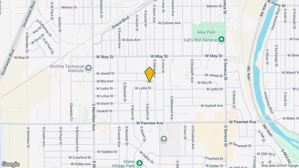 2136 S Euclid St Mapa y Detalles de la Ubicación