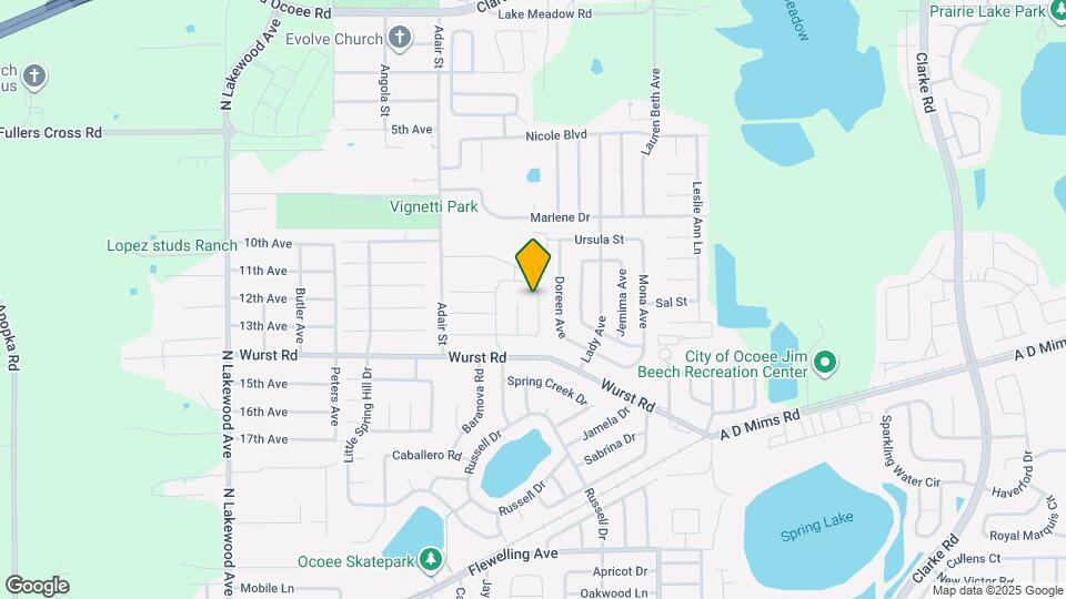 1602 Starfire Ln Mapa y Detalles de la Ubicación