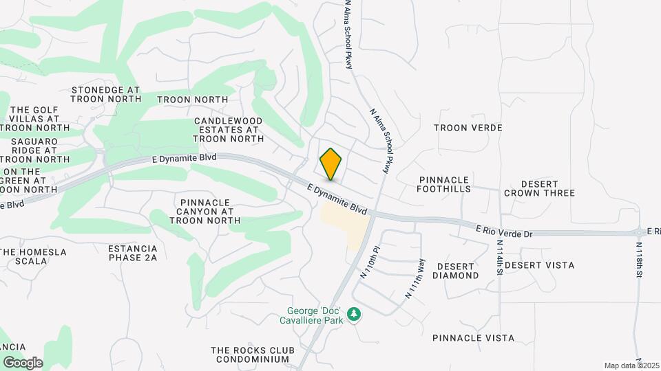 10911 E Mark Ln Mapa y Detalles de la Ubicación