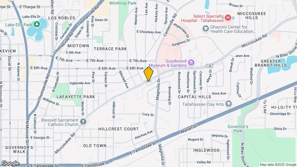 1217 Miccosukee Rd Map and Location Details