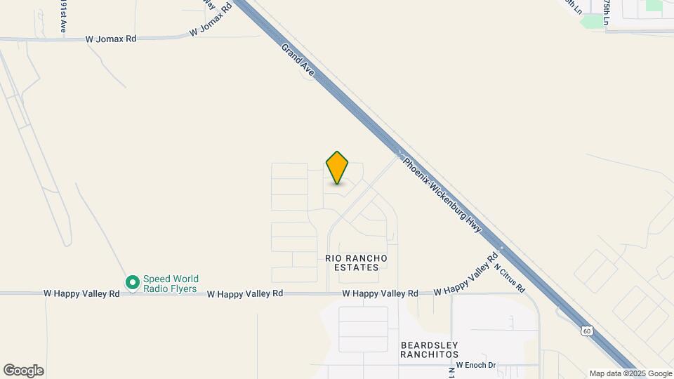 18462 W Cottontail Ln Map and Location Details