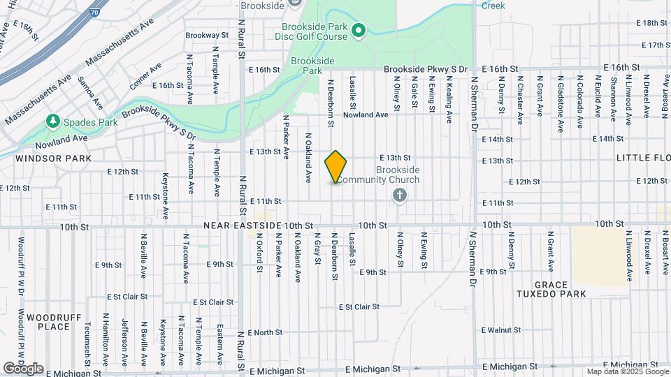 1117 N Dearborn St Map and Location Details