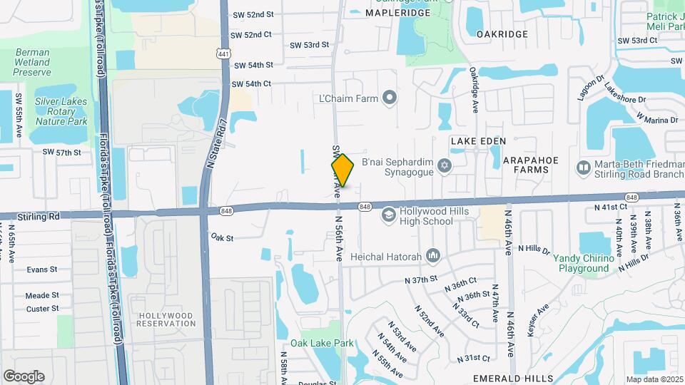 5980 SW 40th Ave Map and Location Details