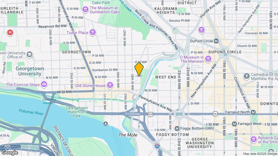 2706 N St NW Map and Location Details