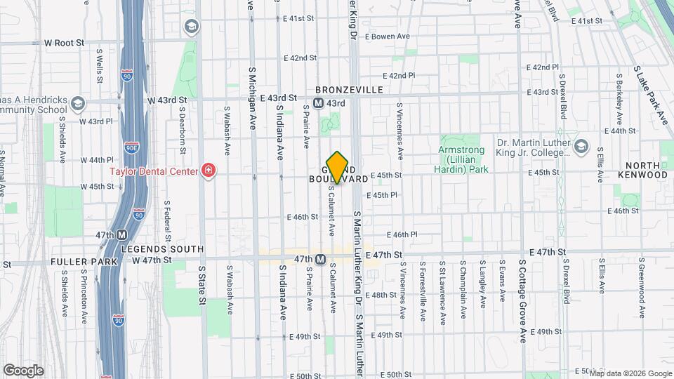 4519 S Calumet Ave Map and Location Details