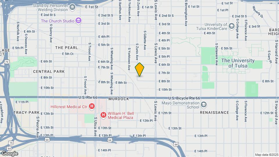 2205 E 8th St Map and Location Details