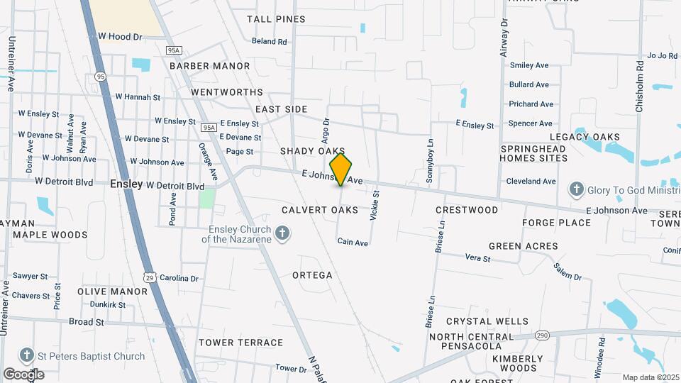 8447 Calvert St Map and Location Details