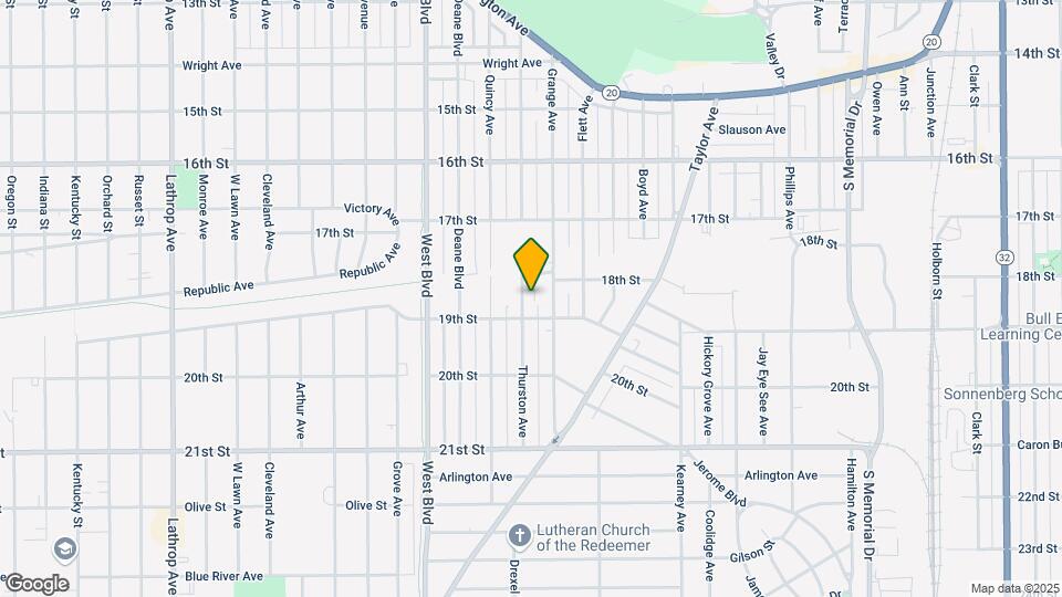 1815 Thurston Ave Map and Location Details