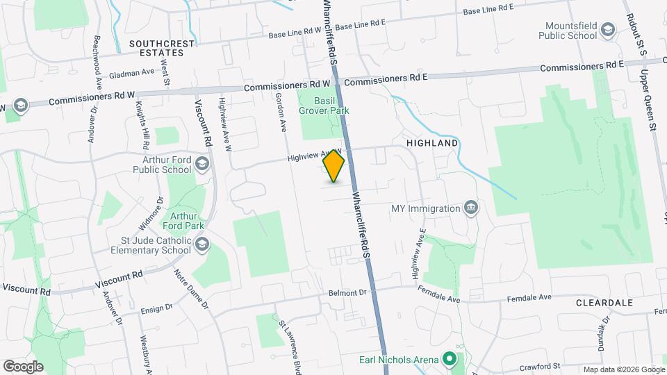 617 Wharncliffe Rd S Map and Location Details