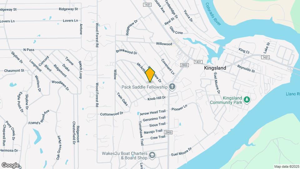 1822 Greenwood Ln Map and Location Details