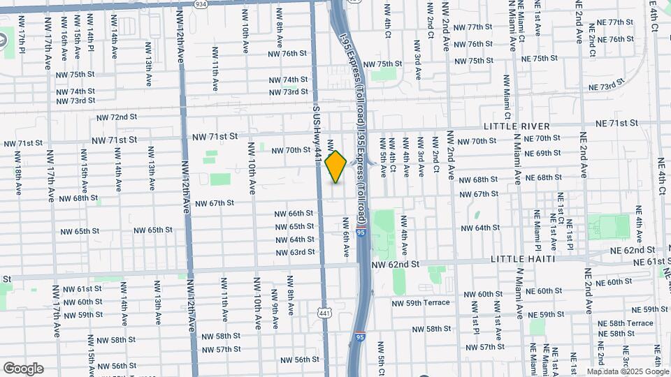 6737 NW 6th Ct Map and Location Details