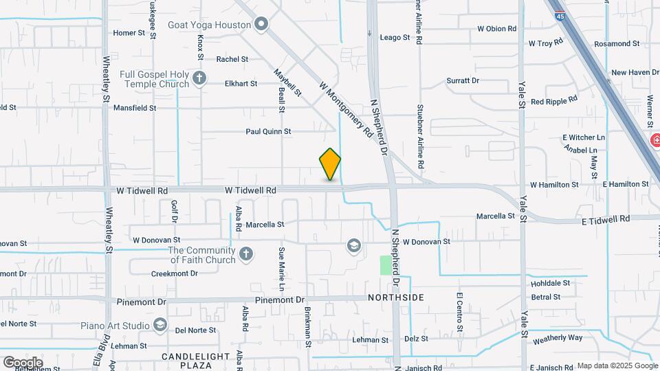 778 W Tidwell Rd Map and Location Details