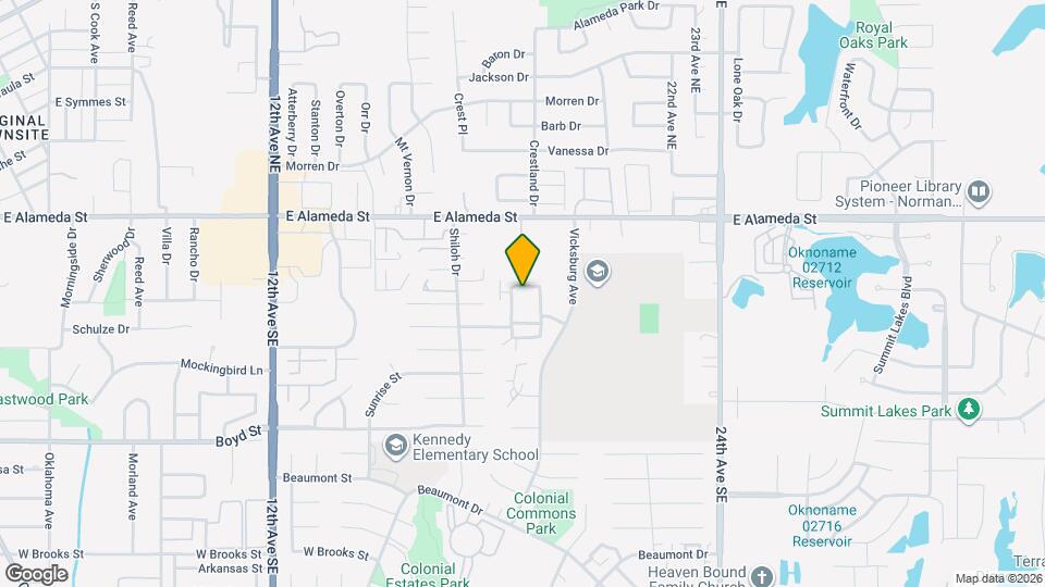 208 Chalmette Dr Map and Location Details