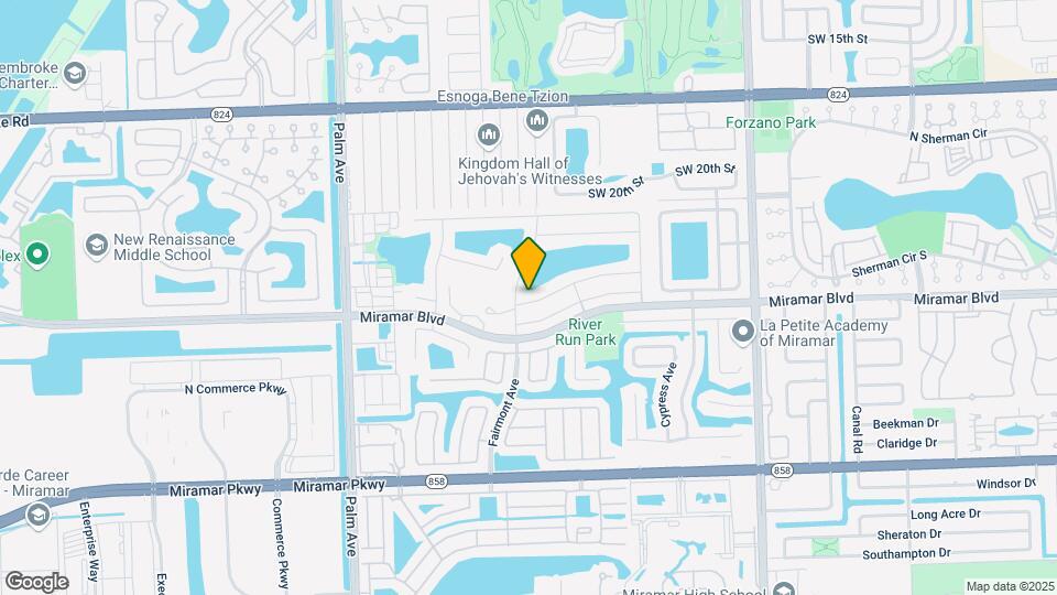 9581 Belaire Dr Map and Location Details