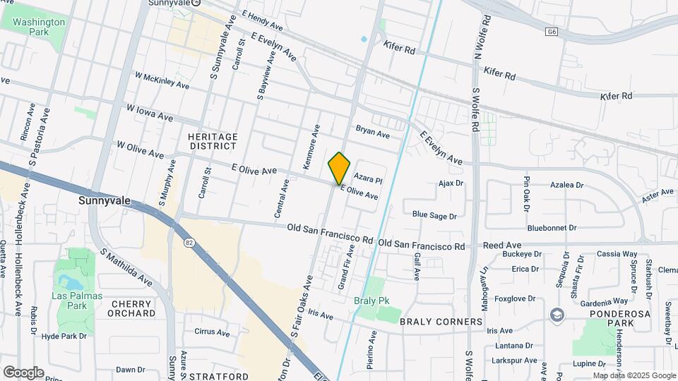 502 S Fair Oaks Ave Map and Location Details