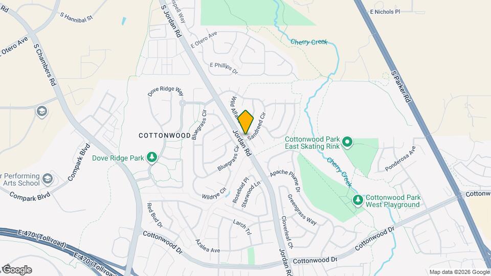 8539 Rabbitbrush Way Map and Location Details