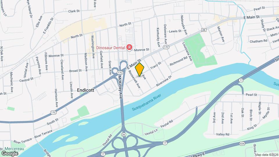 1706 Tracy St Map and Location Details