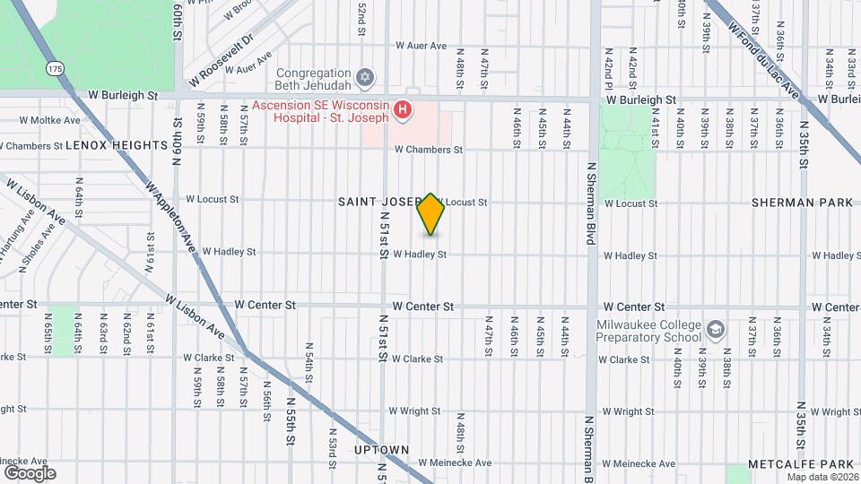 2819 N 49th St Map and Location Details