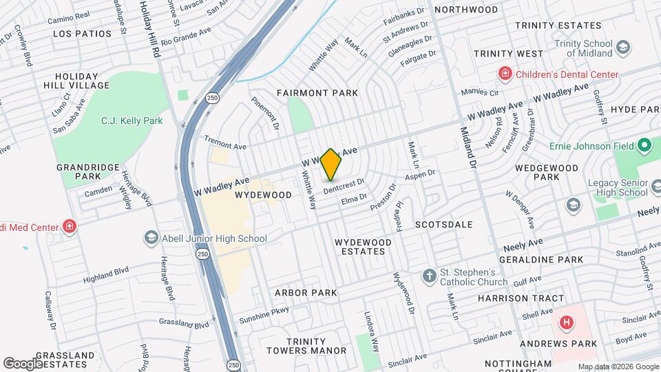 4800 Dentcrest Dr Map and Location Details