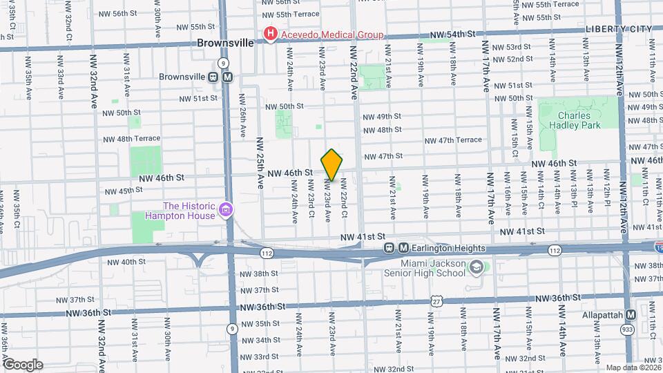 4477 NW 23rd Ave Map and Location Details