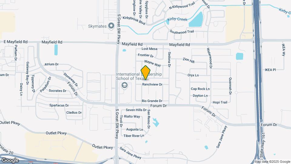 2468 Ranchview Dr Map and Location Details