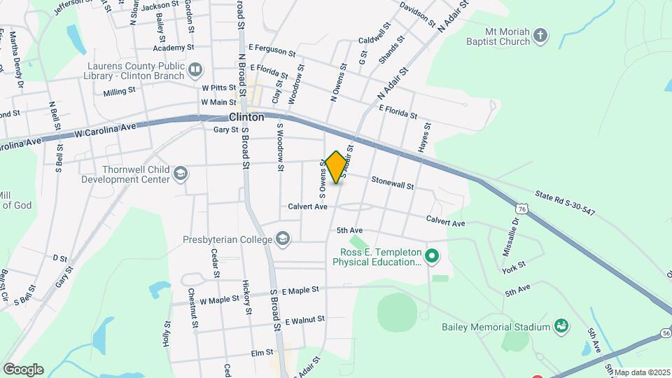 204 S Adair St Mapa y Detalles de la Ubicación