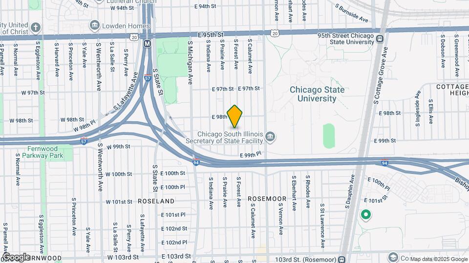 9830 S Forest Ave Mapa y Detalles de la Ubicación