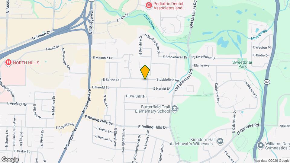 1549 Stubblefield Rd Map and Location Details