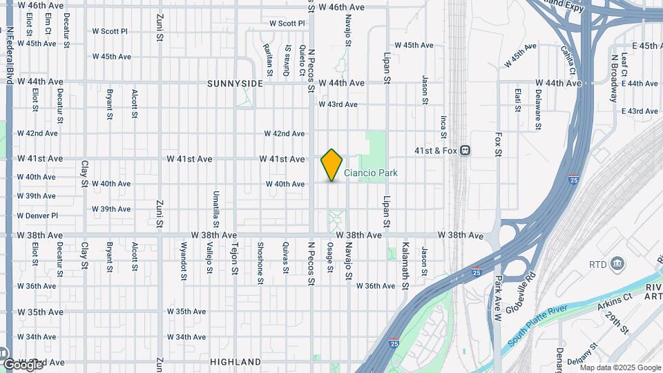 3956 Osage St Map and Location Details