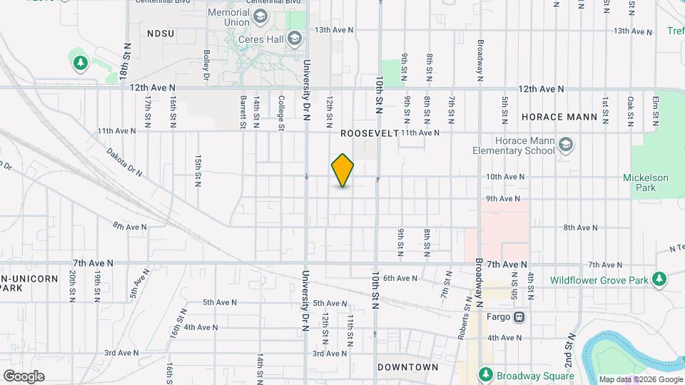 1111 9th Ave N Map and Location Details