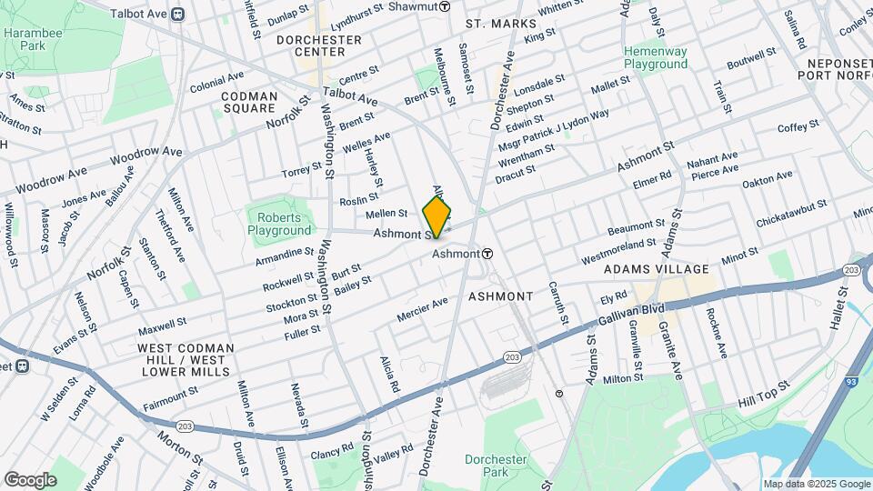 74 Bailey St, Unit #69 - #305 Map and Location Details