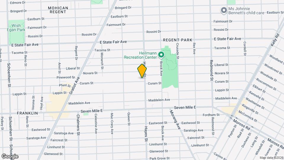 15041 Coram St Map and Location Details