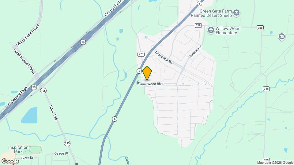 Willow Wood Map and Location Details