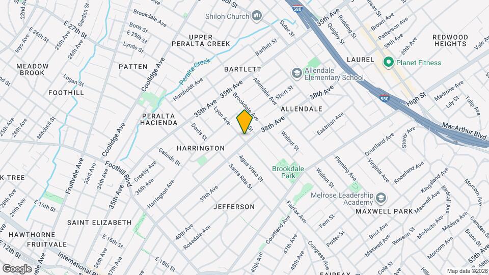 3720 Lyon Ave Map and Location Details