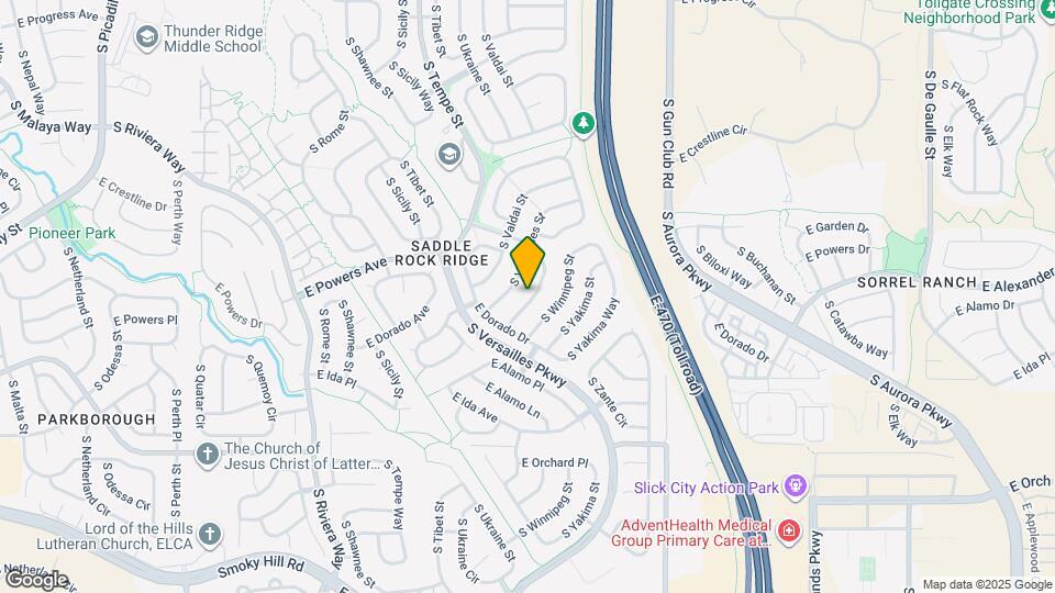 5625 S Wenatchee St Map and Location Details