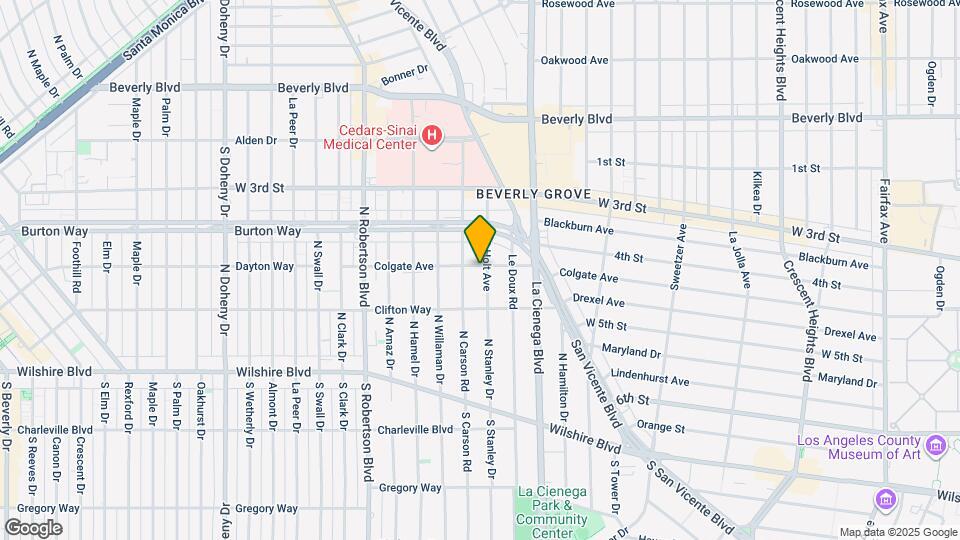 8566 Colgate Ave Map and Location Details