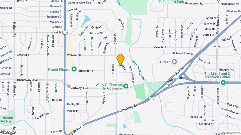 3417 Wendell Dr Map and Location Details