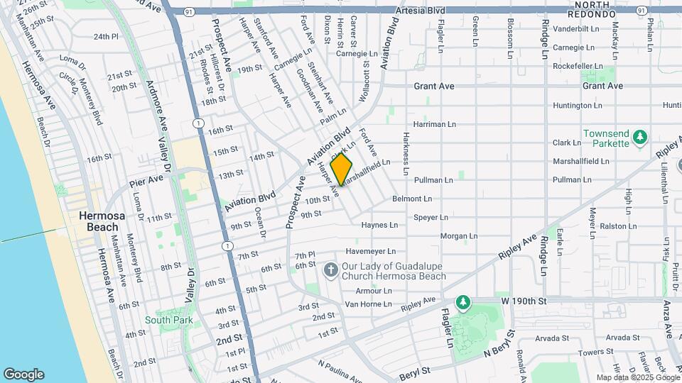 1140 Harper Ave Map and Location Details