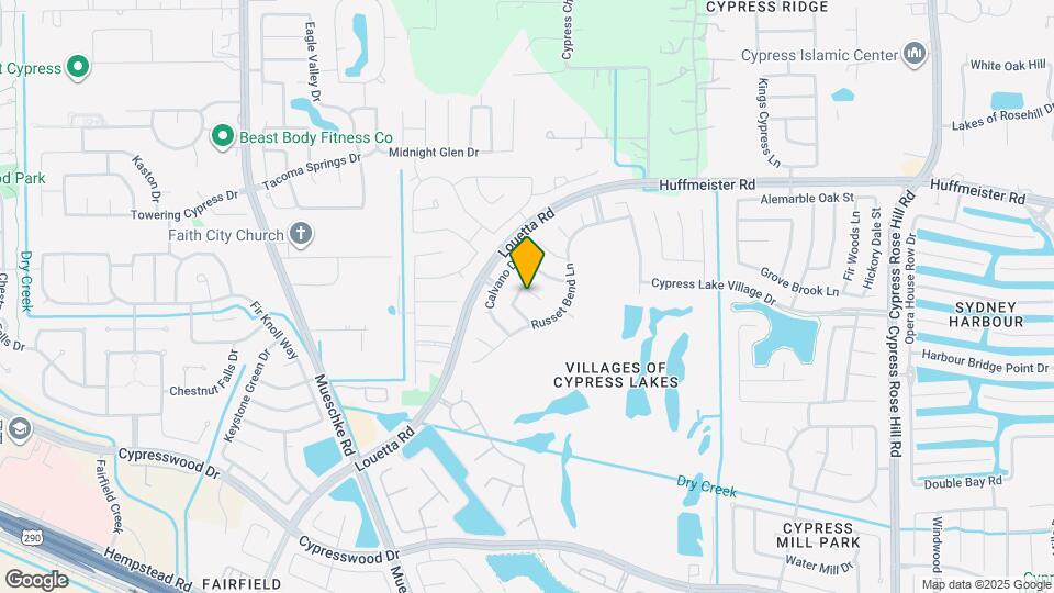 19019 Thatcher Hills Ct Map and Location Details